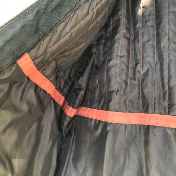 Wilson leather vintage motorcycle jacket - Picture 8 of 14